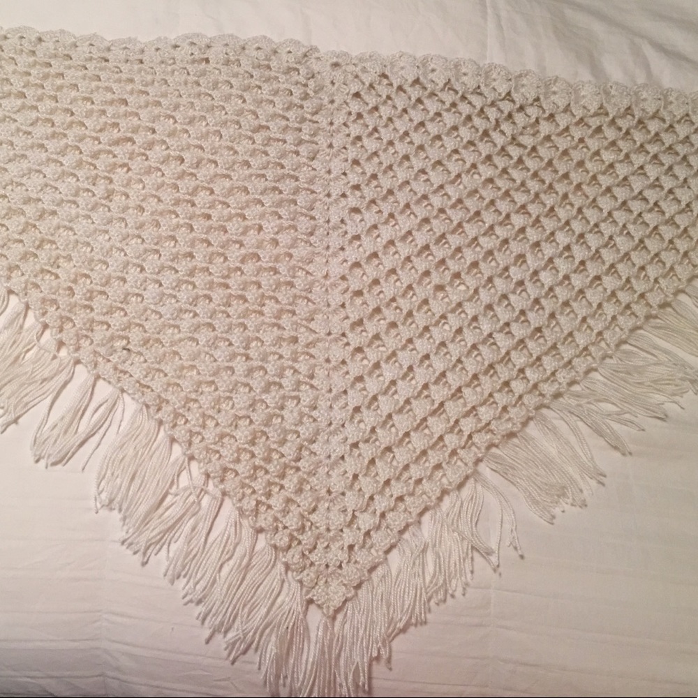 Gorgeous Hand Crocheted Duster with Fringe